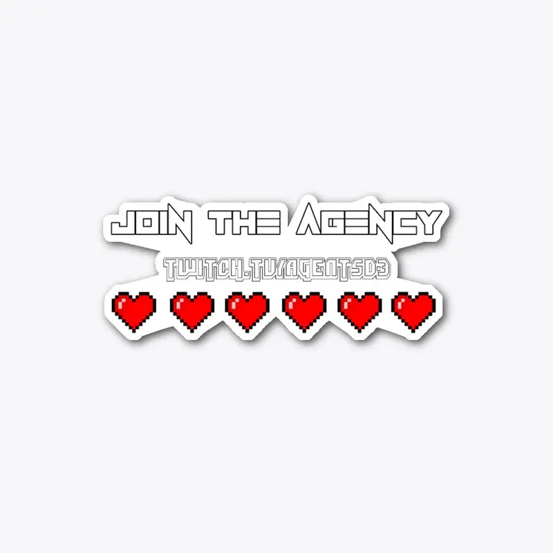 Join The Agency Die-Cut Sticker